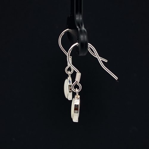 Luna - Sterling Silver White Opal Earring 368a - Image 5