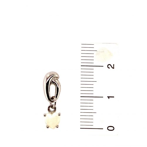Delicate Love - Sterling Silver Solid White Opal Earring 018 - Image 11