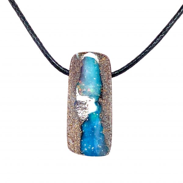 Boulder Opal Pendant 096a