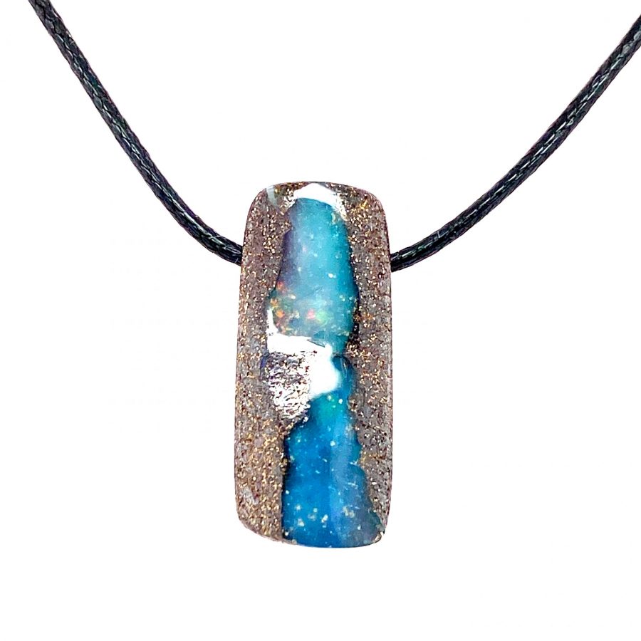 Boulder Opal Pendant 096a