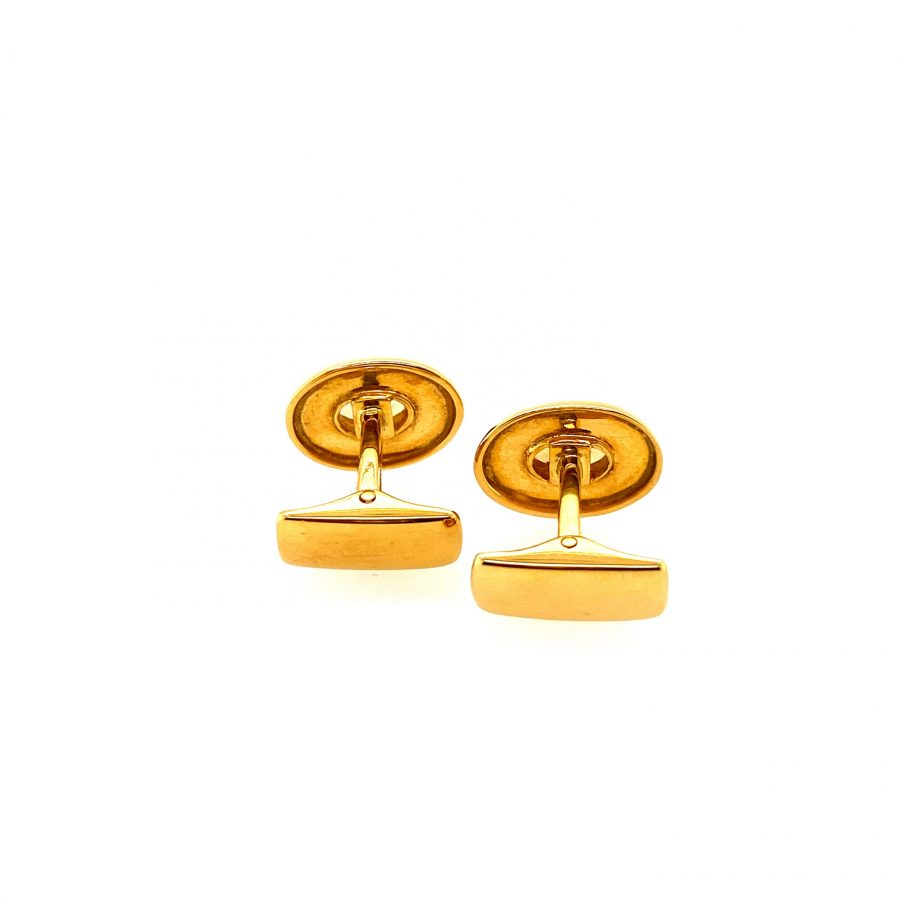 K18 White Opal Cuff Links 2016 K18・2016 - Image 4