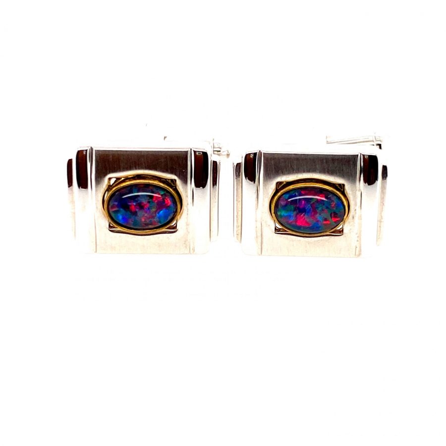 Triplet Opal Cuff Links 000