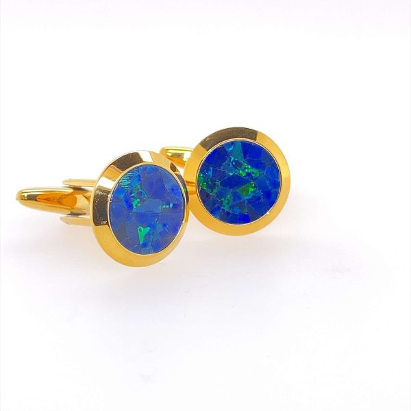 Mosaic Opal Cuff Links 001a - Image 10