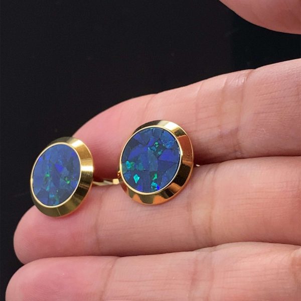 Mosaic Opal Cuff Links 001a - Image 9