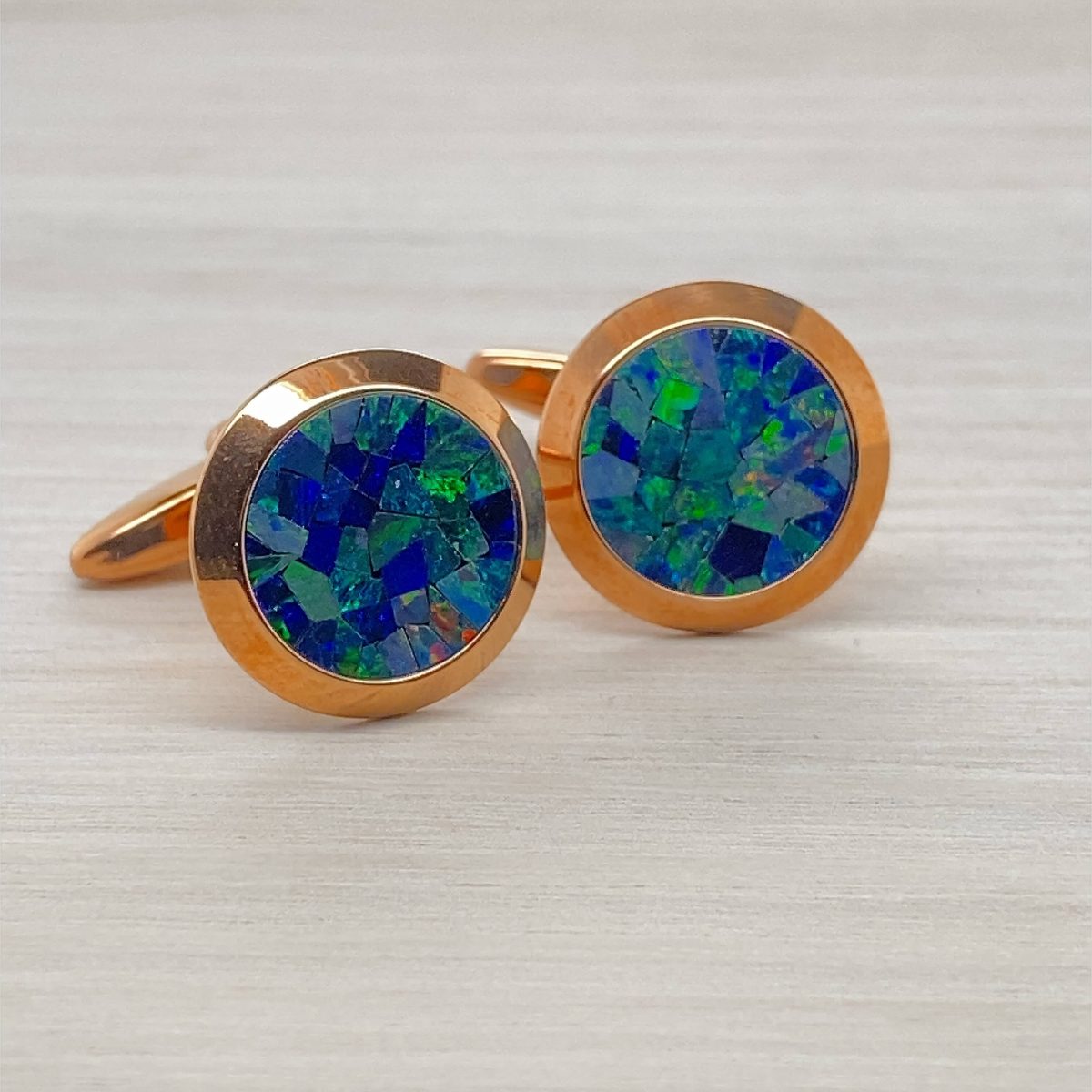 Mosaic Opal Cuff Links 001 - Image 8