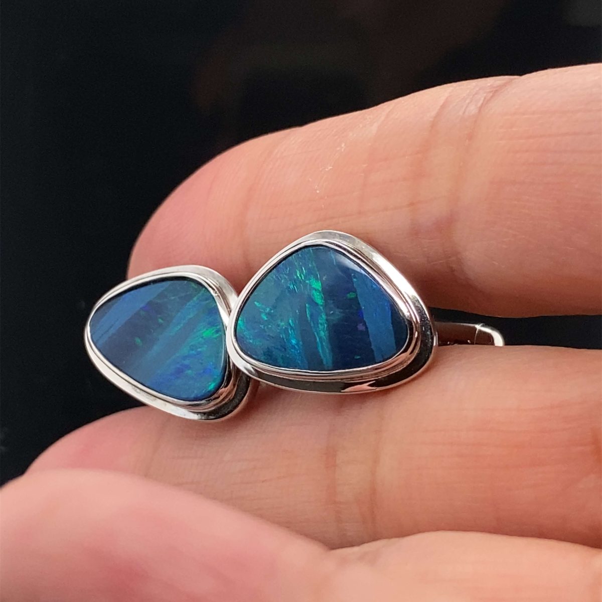 Doublet Opal Cuff Links r364 - Image 8