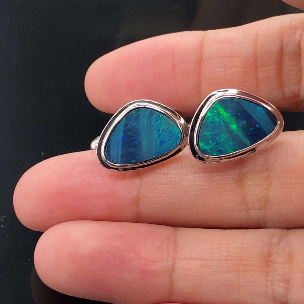 Doublet Opal Cuff Links r364 - Image 4