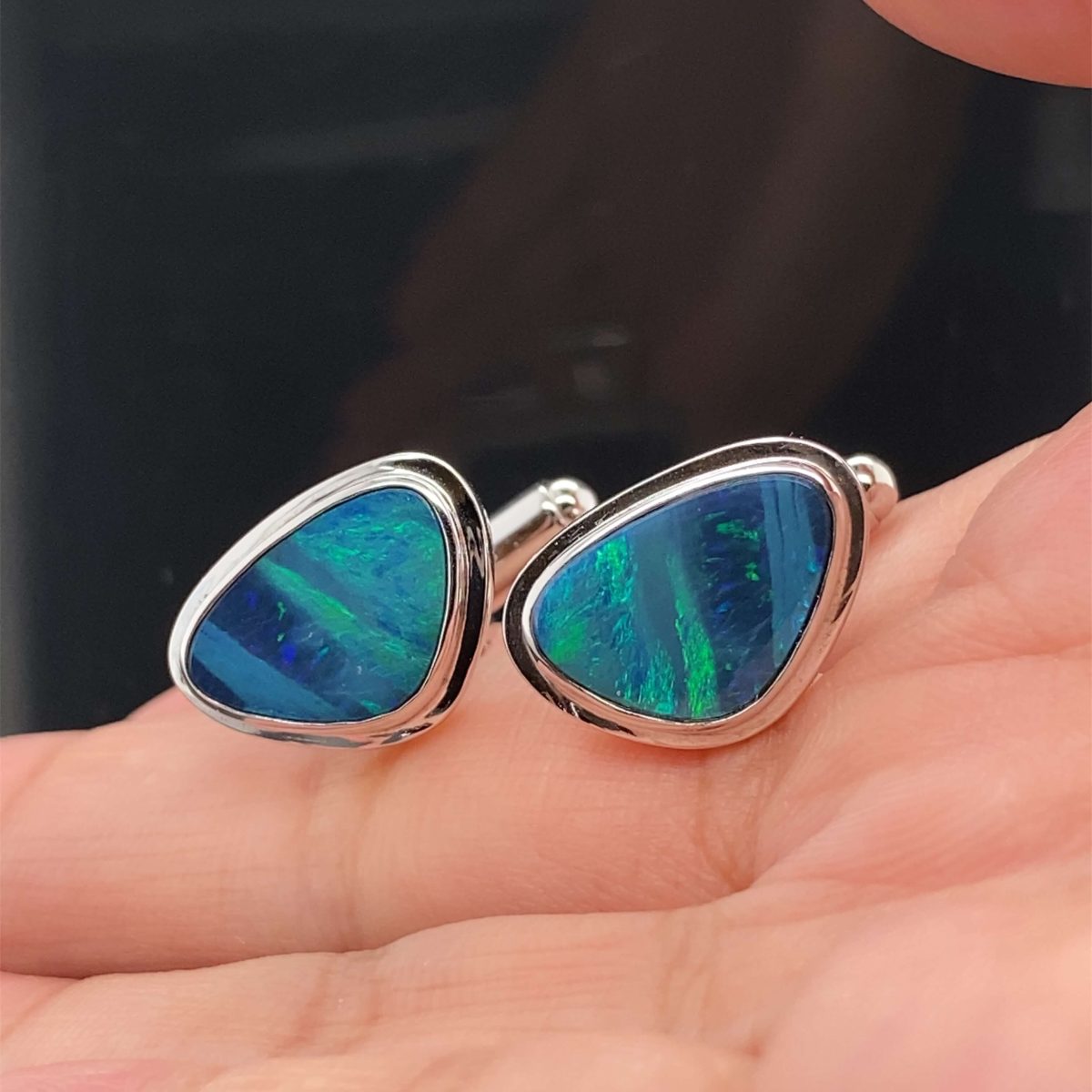 Doublet Opal Cuff Links r364 - Image 6