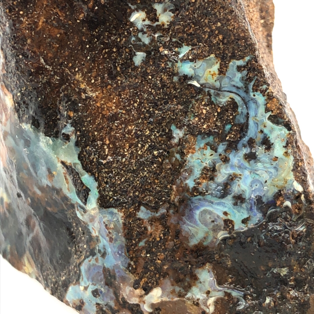 Solid Boulder Opal Rough Specimen 150 - Image 8