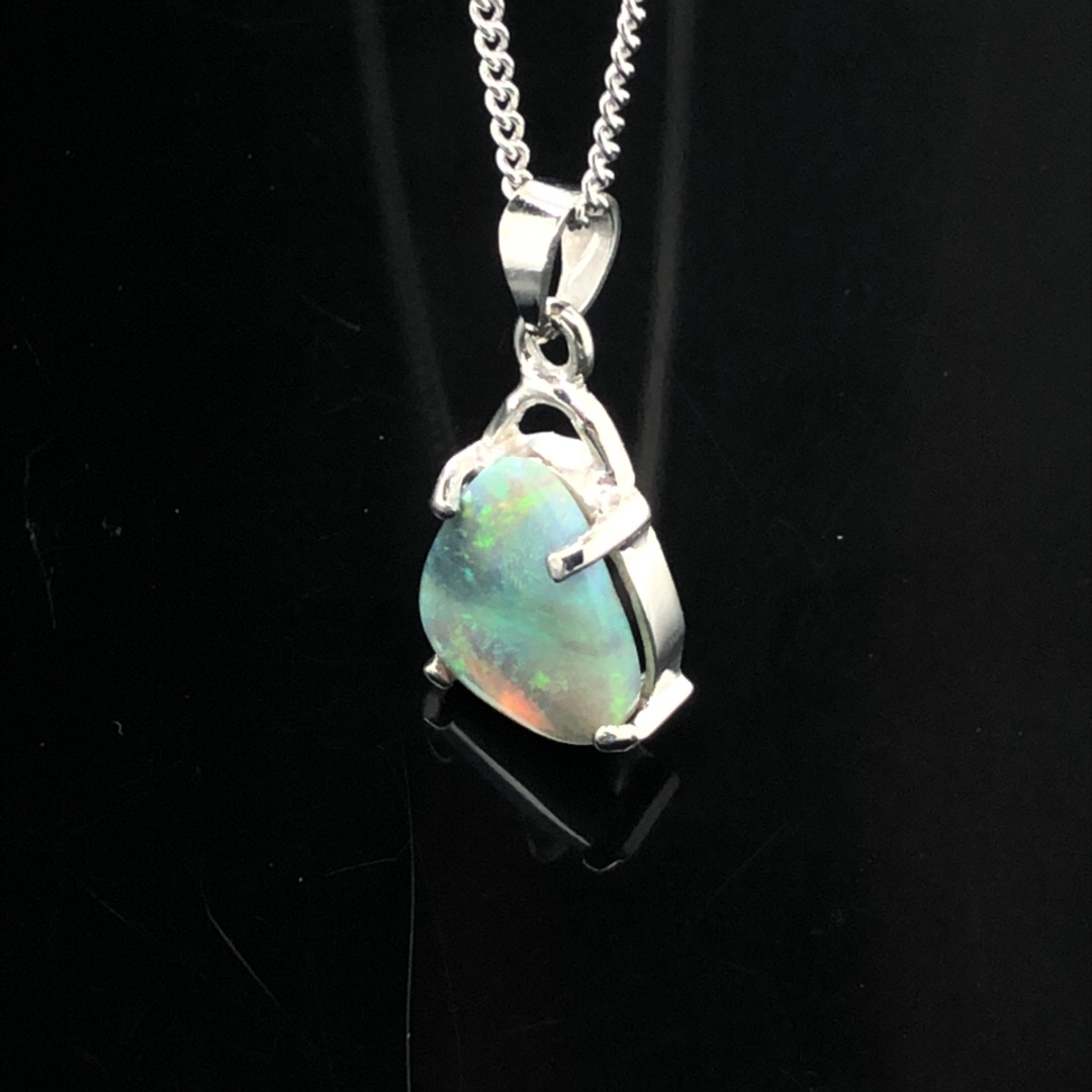K18 Solid BlackOpal Pendant 431 - Image 5