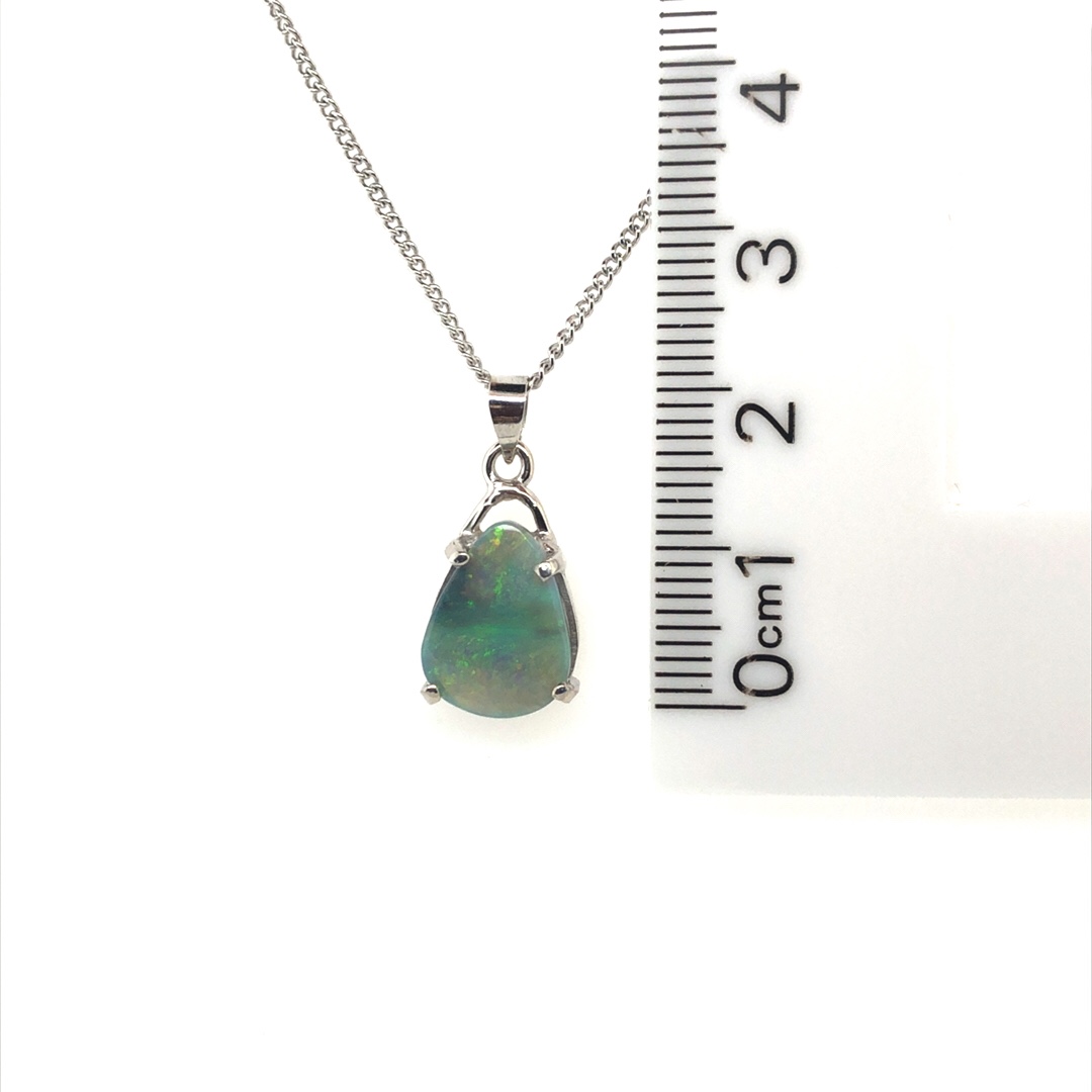 K18 Solid BlackOpal Pendant 431 - Image 11