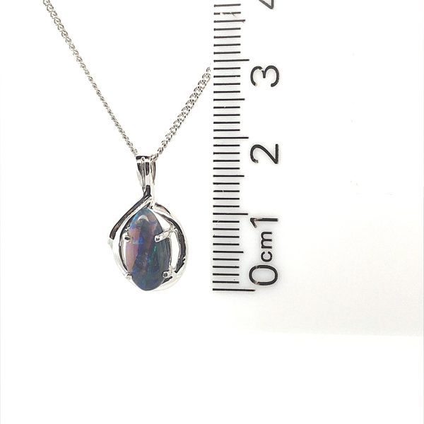 K18 Solid BlackOpal Pendant 707 - Image 11